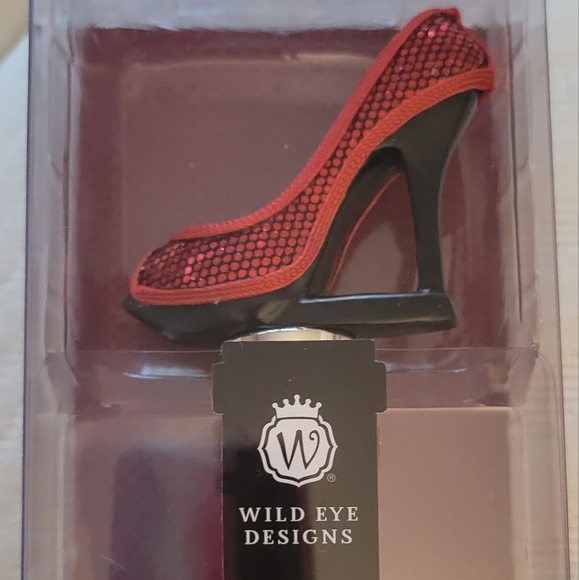 Wild Eye Designs High Heel Wine Bottle Stopper; Red - Picture 1 of 5